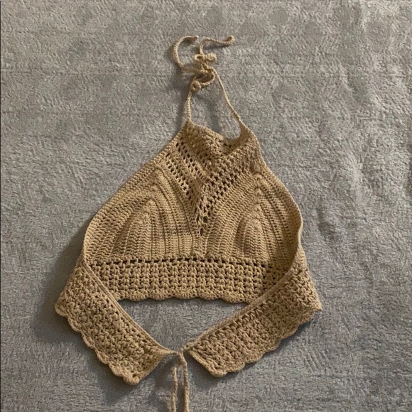 Nude halter top - Picture 3 of 3